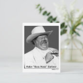 ヘイリー『ホッグ』バーバー ポストカード (スタンド正面)