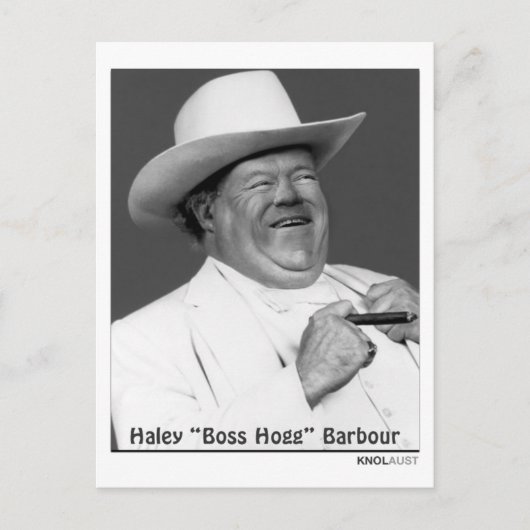 ヘイリー『ホッグ』バーバー ポストカード (正面)