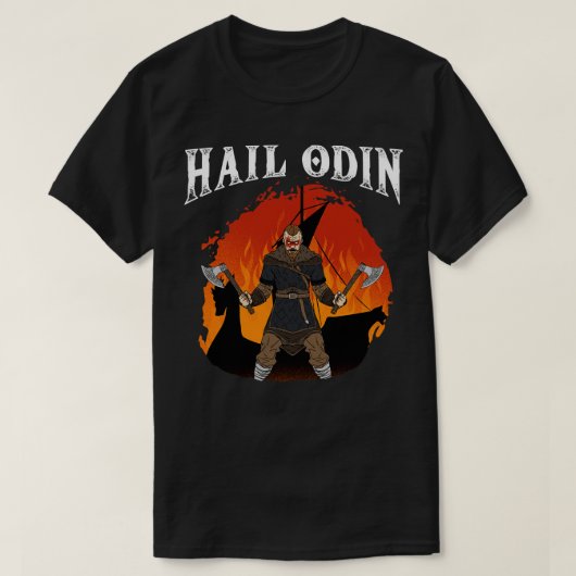 ヘイルオジンバイキングヴァルハラ6 Tシャツ (デザイン正面)