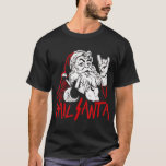 ヘイルサンタスリーガーヘビーメタルクリスマスクリスマスRoc Tシャツ<br><div class="desc">Hail Santa Sleiger Heavy Metalクリスマスクリスマスのロックと転がTシャツ</div>