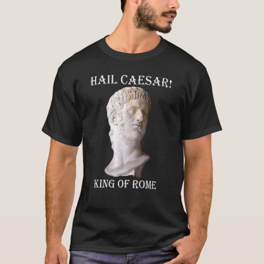 ヘイルシーザーキングオブローマ世界史 Tシャツ (正面)