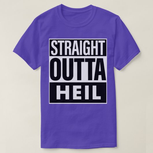 ヘイルネームストレートウッタヘイル Tシャツ (デザイン正面)
