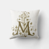 ヘイルマリア祈りの言葉宗教アベマリアラテン クッション (裏面)