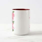 ヘイルメアリーバラ祈りの言葉マグ ツートーンマグカップ (中央)