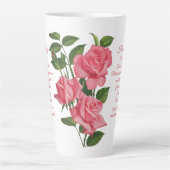 ヘイルメアリーバラ祈りの言葉ラテマグ カフェラテマグ (正面)