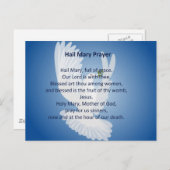 ヘイルメアリー祈りの言葉はがき ポストカード (正面/裏面)