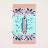 ヘイルメアリー祈りの言葉カソリックキッズホーリーカード (正面)