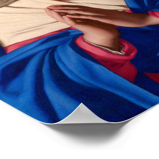 ヘイルメアリー祈りの言葉ポスター ポスター (角)