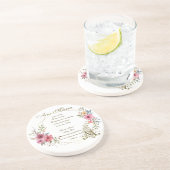 ヘイルメアリー祈りの言葉宗教的アヴェマリアラテン コースター (側面)