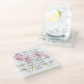 ヘイルメアリー祈りの言葉 ガラスコースター (アングル)