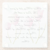 ヘイルメアリー祈りの言葉 ガラスコースター (裏面)