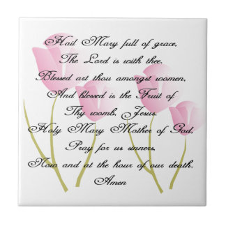 ヘイルメアリー祈りの言葉 タイル