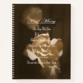 ヘイルメアリー祈りの言葉 ノートブック (正面)