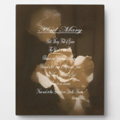 ヘイルメアリー祈りの言葉 フォトプラーク (正面)
