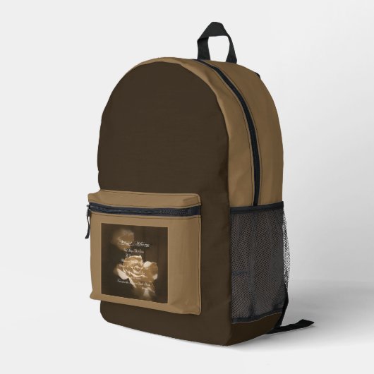 ヘイルメアリー祈りの言葉 プリントバックパック (裏面右端)