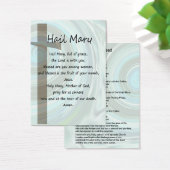 ヘイルメアリー&ニセネクレードポケット祈りの言葉カード (デスク)