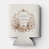ヘイルルーム ハーベスト モノグラム クレスト 秋の結婚式 缶クーラー (裏面)