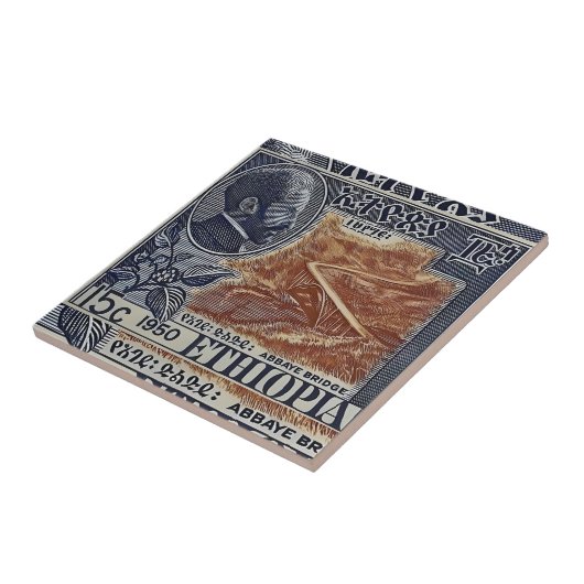 ヘイル・セラシエ エチオピア ラスタ ジャー ラスタファリ レゲエ タイル (側面)