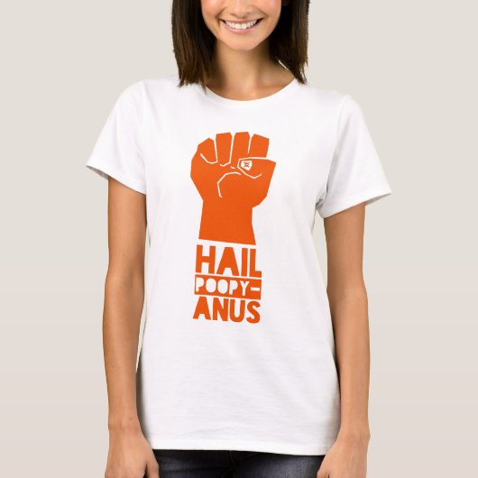 ヘイル・プッピー・アナス Tシャツ (正面)