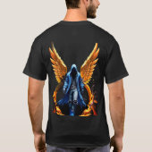 ヘイロー・スカル・ドリップ Tシャツ (裏面)