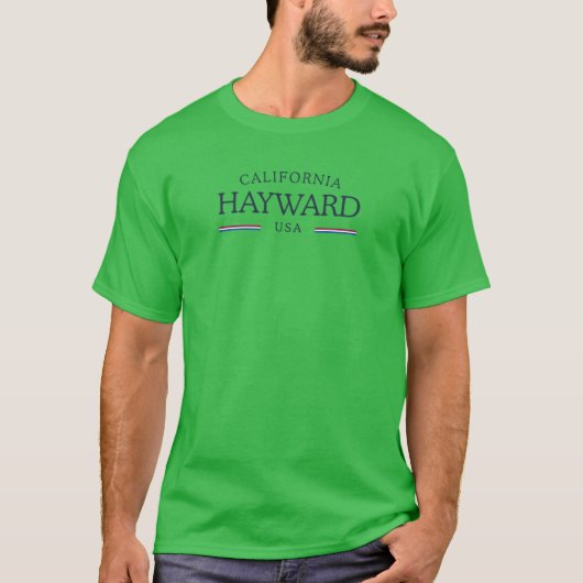 ヘイワード カリフォルニア 伝統 クリーム Tシャツ (正面)