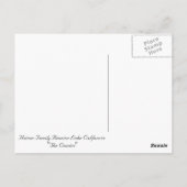 ヘインズファミリーレユニ    オンレイクカリフォルニア ポストカード (裏面)