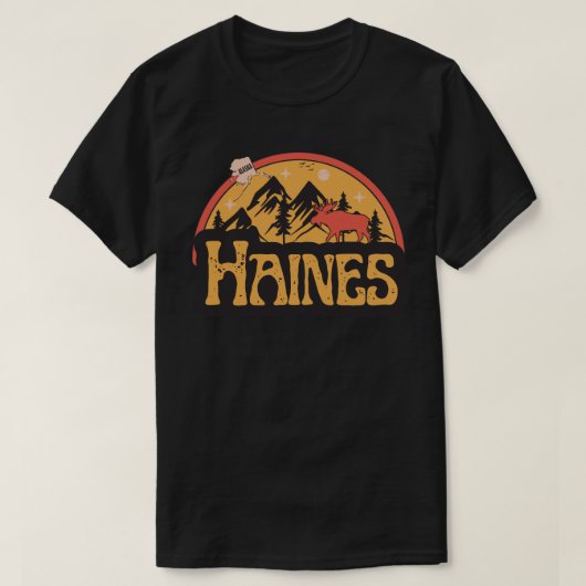 ヘインズ, アラスカ シャツ Tシャツ (デザイン正面)