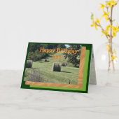 ヘイン·タイム·アニー·カスタマイズ大事な行事 カード (黄色い花)