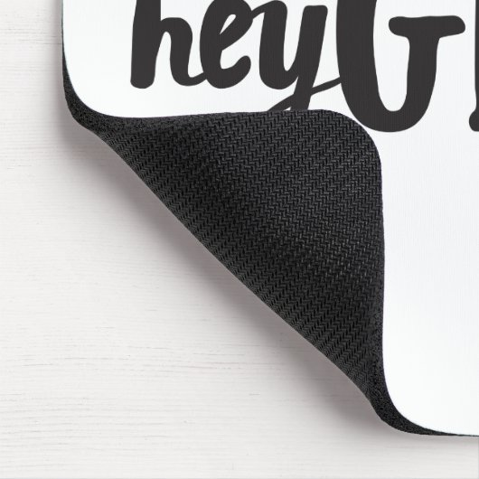 ヘイ女の子ヘイ引用文アポップ・アートのート文化ことわざ友達 マウスパッド (コーナー)