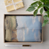 ヘイ素朴バレスのデコページ付きトラクター 薄葉紙 (ギフト)