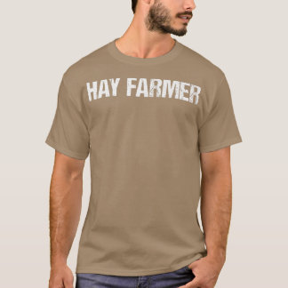 ヘイ農家シンプルタイトル Tシャツ
