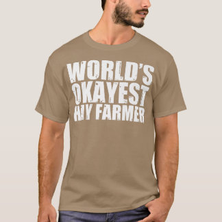 ヘイ農家ワールドズオカイストおもしろい Tシャツ