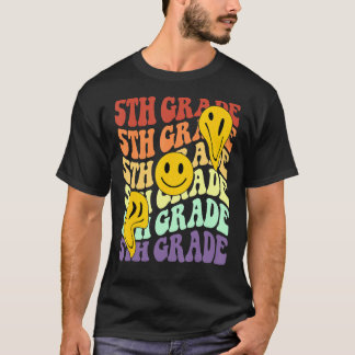 ヘイ5年生5年生先生新学期レトロ Tシャツ