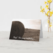 ヘイ!お前の誕生日… カード (黄色い花)