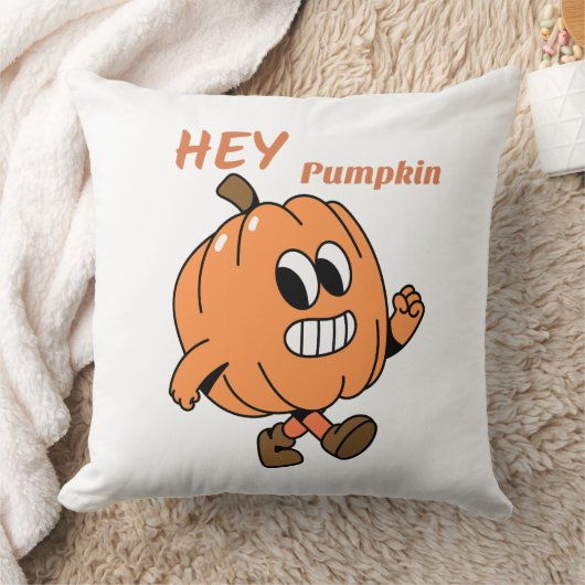 ヘイ・カボチャ クッション (ブランケット)