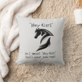 ヘイ・ガール俺はヘイ・ガールを意味した仕事だ クッション (ブランケット)