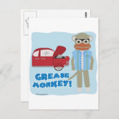 ヘイ・グリースモンキー ポストカード (正面/裏面)