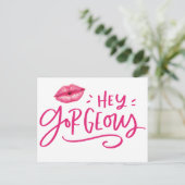 ヘイ・ゴージャスな連絡客 ポストカード (スタンド正面)