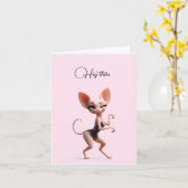 ヘイ・ザ・スパイヤックス カード (黄色い花)