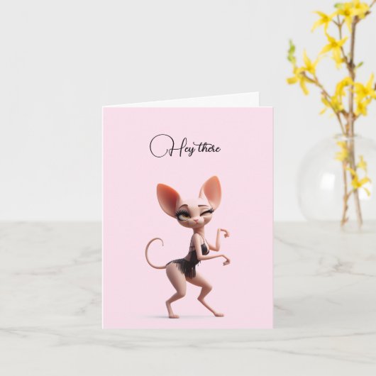 ヘイ・ザ・スパイヤックス カード (黄色い花)