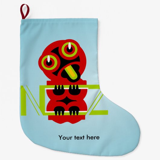 ヘイ・チキ ラージクリスマスストッキング (正面)