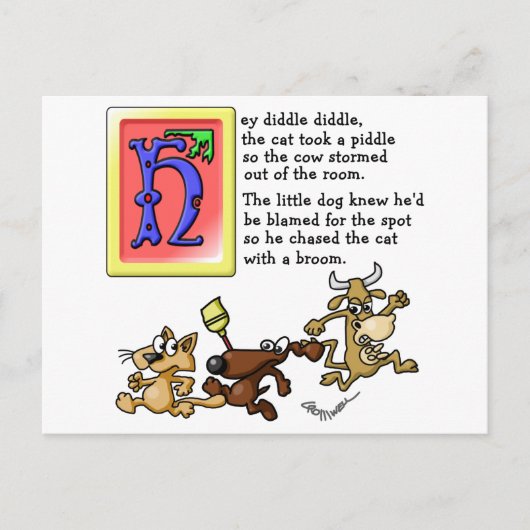 ヘイ・ディドル・ディドル ポストカード (正面)