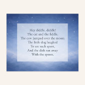 ヘイ ディドル ディドル 童謡 宵の空 プリント