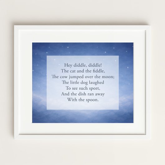 ヘイ ディドル ディドル 童謡 宵の空 プリント