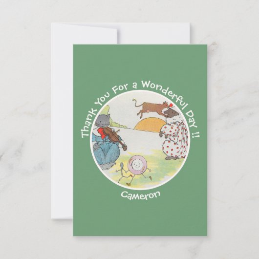 ヘイ・ディドル・ディドル 誕生日パーティーコレクション サンキューカード (正面)