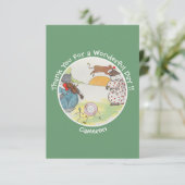 ヘイ・ディドル・ディドル 誕生日パーティーコレクション サンキューカード (スタンド正面)