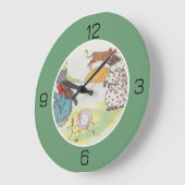 ヘイ・ディドル・ディドル 誕生日パーティーコレクション ラージ壁時計 (傾斜)