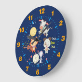 ヘイ・ディドル ラージ壁時計 (傾斜)