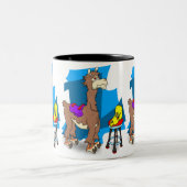 ヘイ¡ドラマ・デ・ラマ!!2 ツートーンマグカップ (中央)