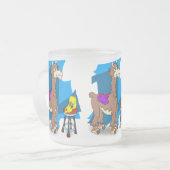 ヘイ¡ドラマ・デ・ラマ!!2 フロストグラスマグカップ (正面左)